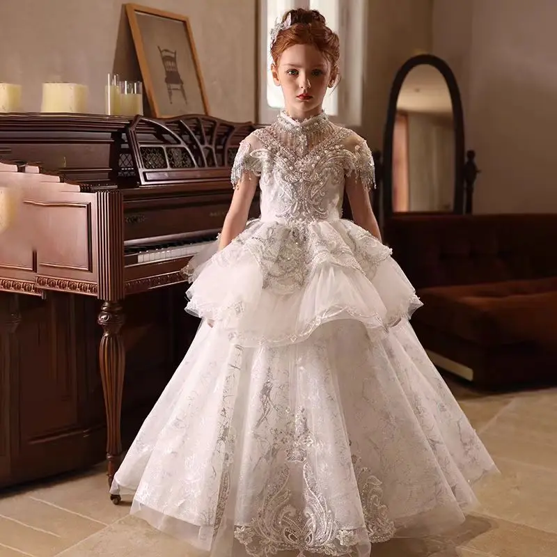Custom Flower Girl Dress Weddi - Birth Flower Necklace 리뷰 및 가격