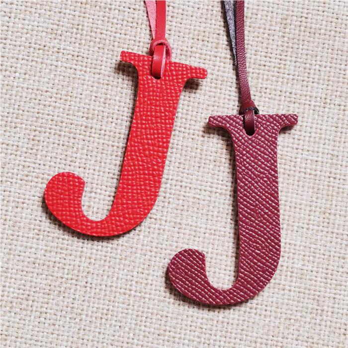 English Letter H I J K L M N A - Monogram Keychain Leather 리뷰 및 가격