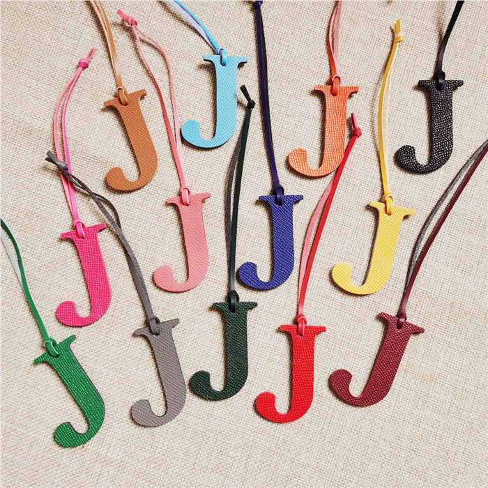 English Letter H I J K L M N A - Monogram Keychain Leather 리뷰 및 가격