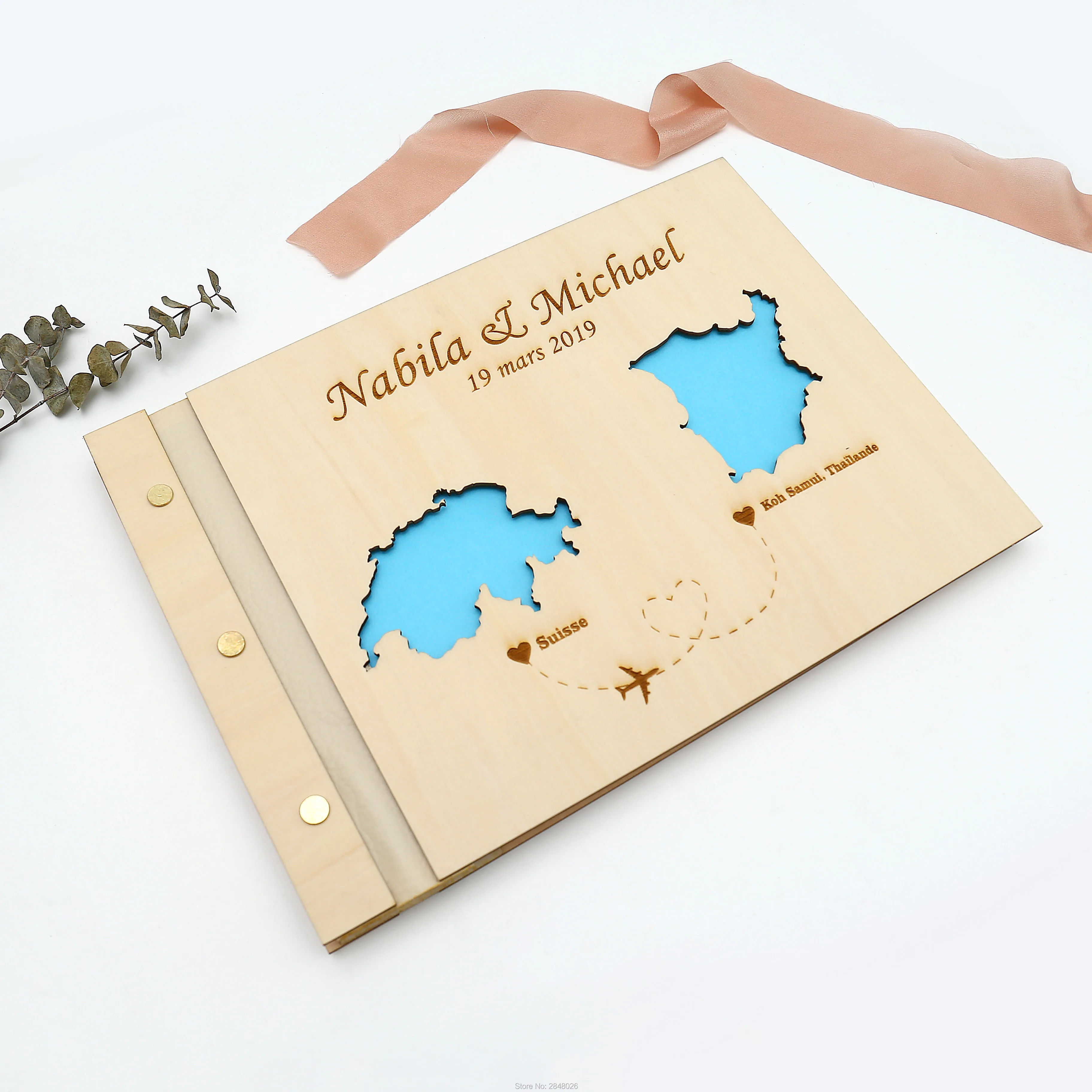 Rustic engraved wedding guestb - Custom Star Map 리뷰 및 가격