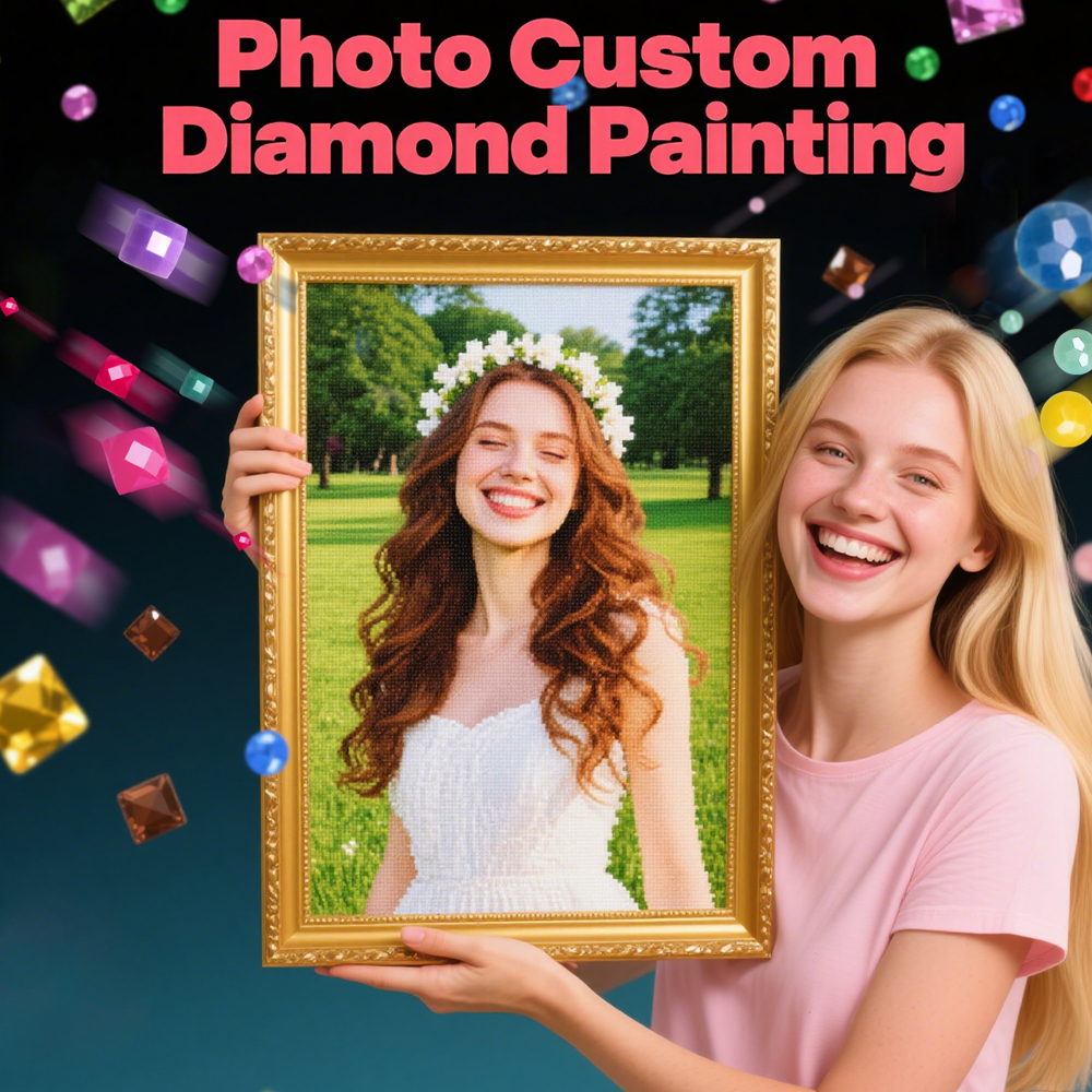 HUACAN Full Kits Diamond Paint - Photo Mosaic Print 리뷰 및 가격