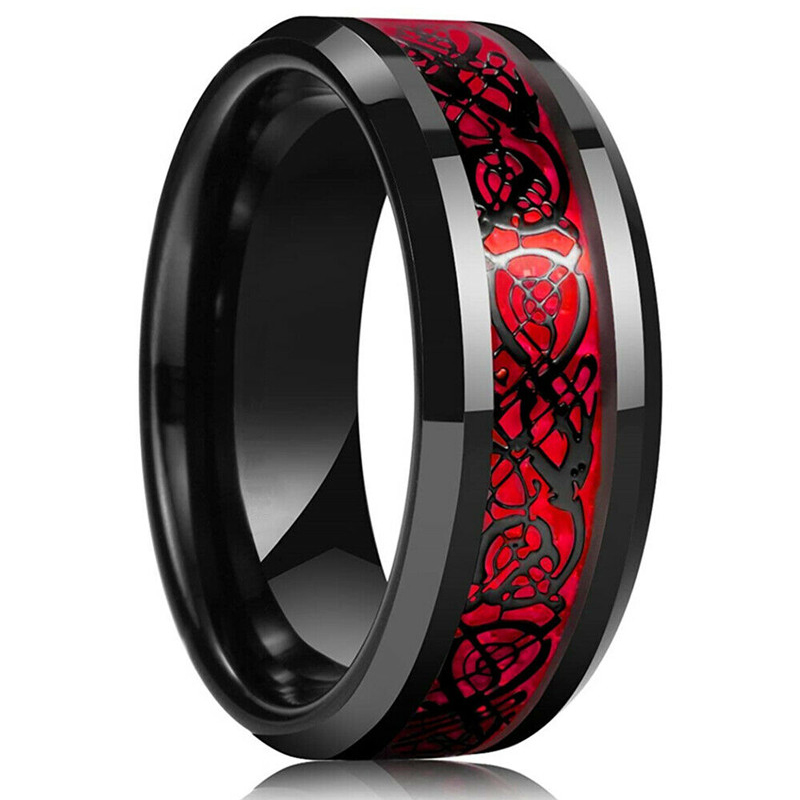 Fashion 8mm Men's Stainless St - Initial Ring Custom 리뷰 및 가격