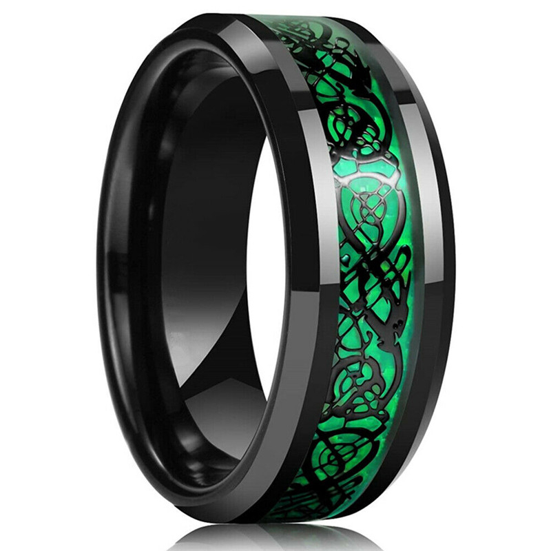 Fashion 8mm Men's Stainless St - Initial Ring Custom 리뷰 및 가격
