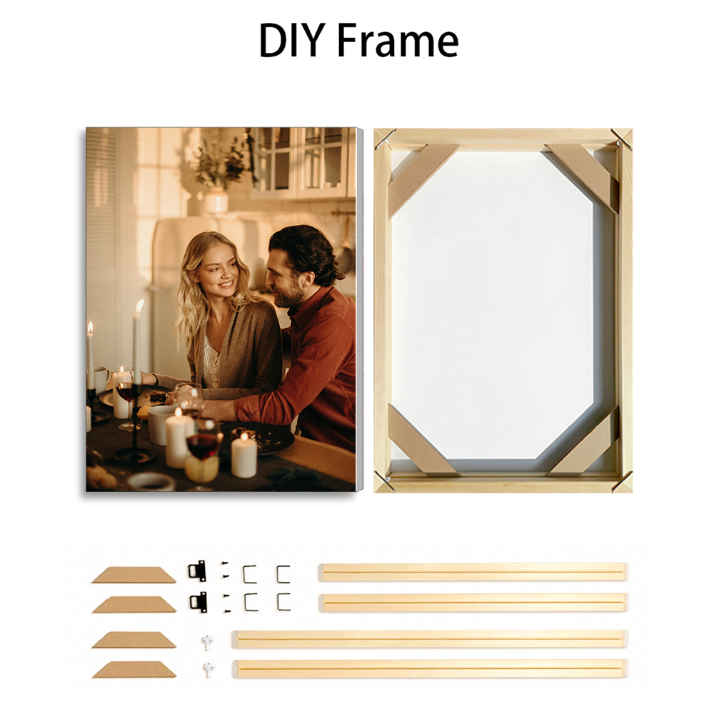 1 Pc Custom Photos with DIY Wo - Engraved Wood Frame 리뷰 및 가격