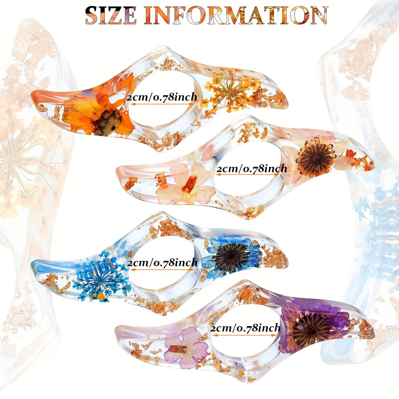 1/3 Pcs Dried Flower Resin Boo - Dried Flower Bookmark 리뷰 및 가격