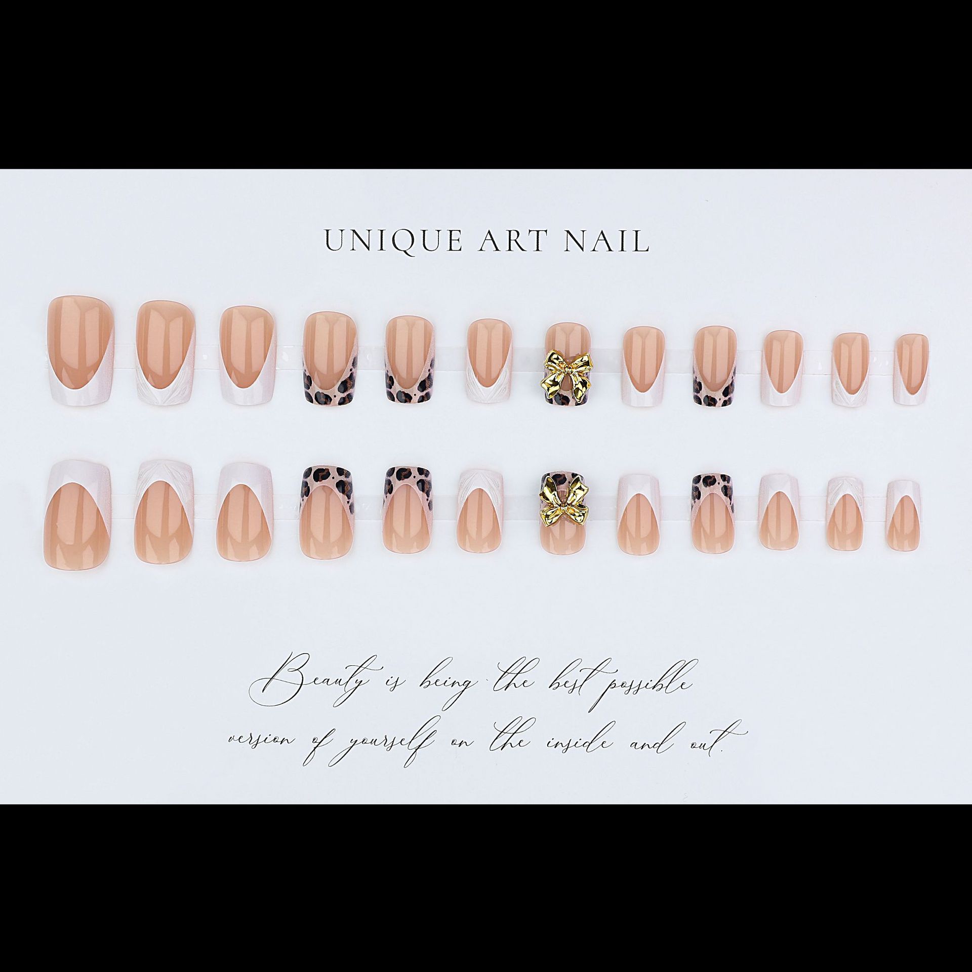 Short square fake nails for wo - Pressed Flower Art 리뷰 및 가격