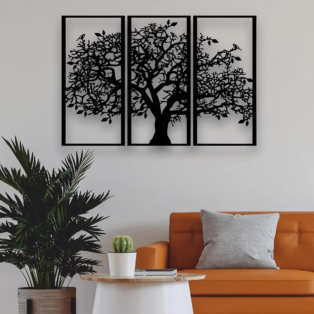 3Pcs Family Tree Metal Wall De - Family Tree Print 리뷰 및 가격