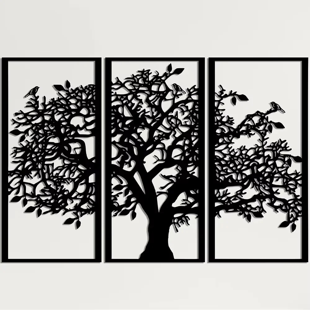 3Pcs Family Tree Metal Wall De - Family Tree Print 리뷰 및 가격
