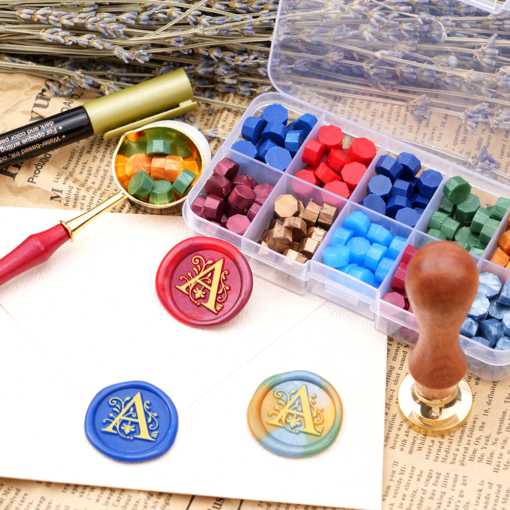 A-Z letter Wax Seal Stamp Kit  - Wax Seal Letter Kit 리뷰 및 가격
