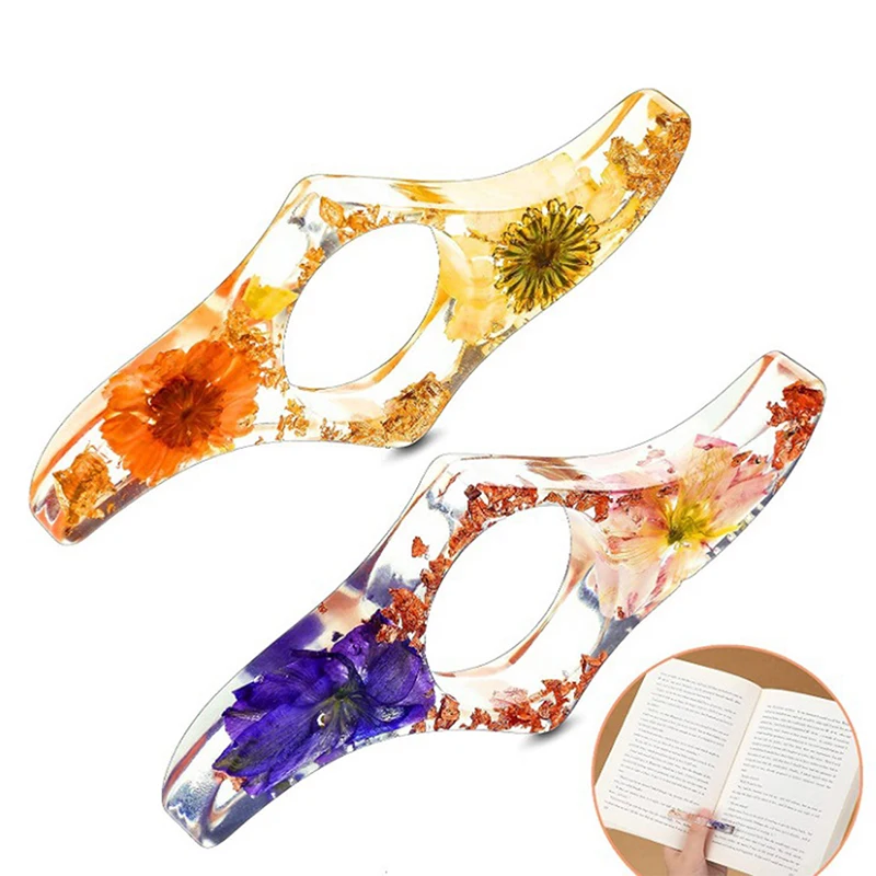 1PC Epoxy Dried Flowers Thumb  - Dried Flower Bookmark 리뷰 및 가격