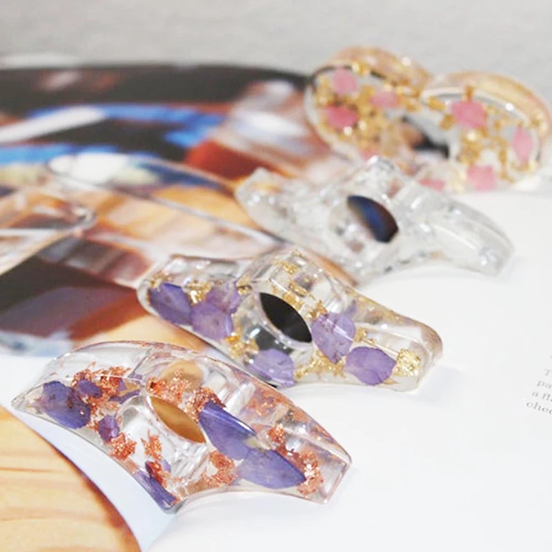 1PC Epoxy Dried Flowers Thumb  - Dried Flower Bookmark 리뷰 및 가격