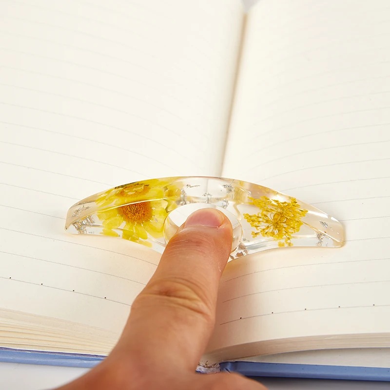 1PC Epoxy Dried Flowers Thumb  - Dried Flower Bookmark 리뷰 및 가격