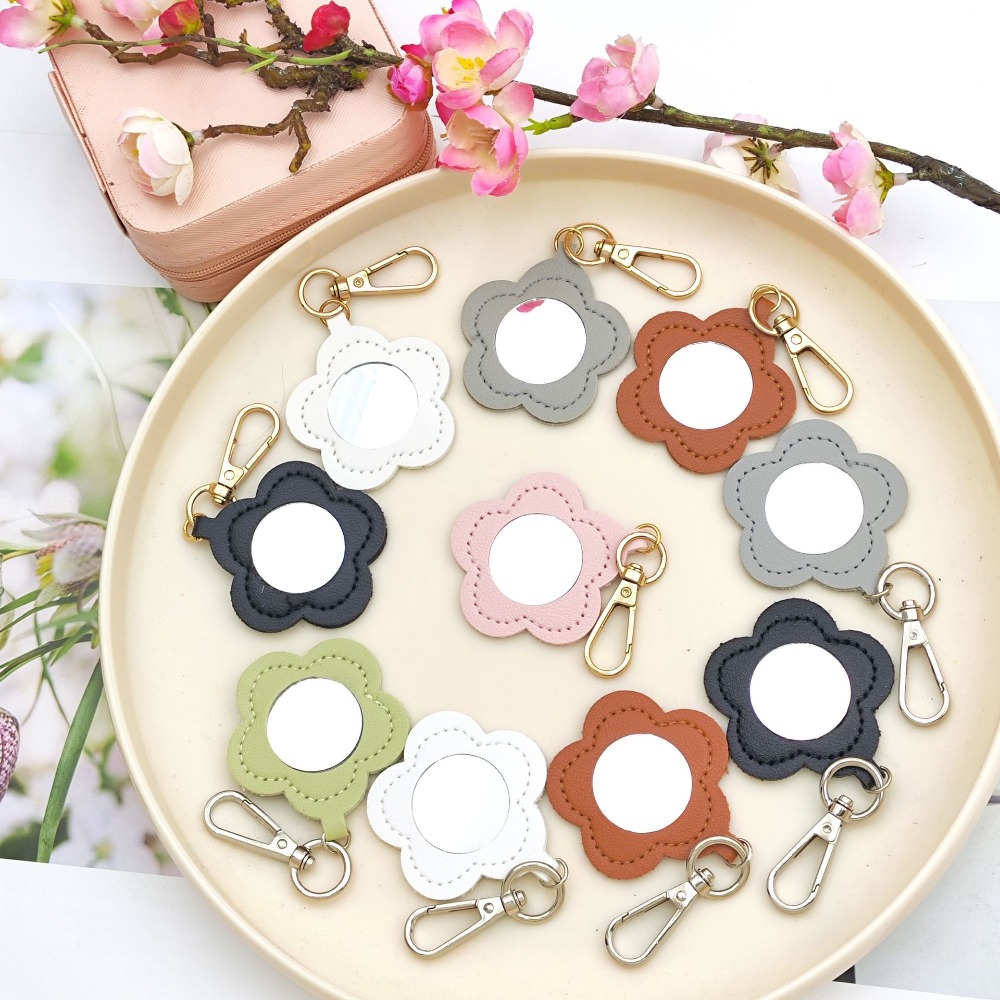 Flower Petal Shaped Mirror Bag - Initial Ring Custom 리뷰 및 가격