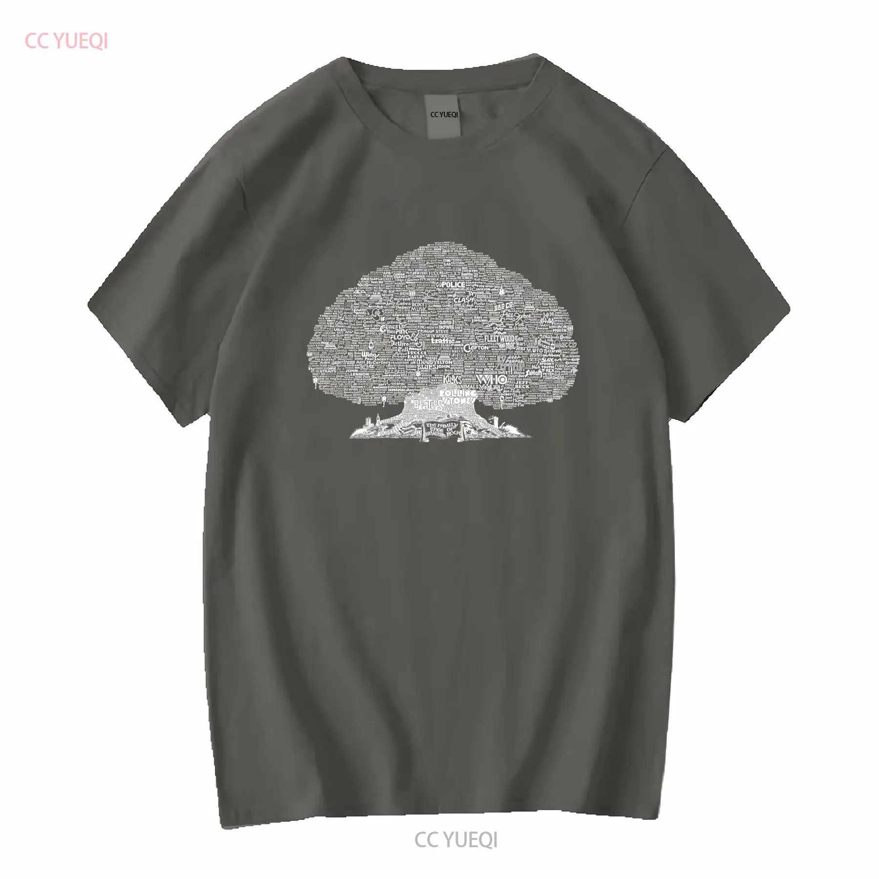 Family Tree Of British Rock T  - Family Tree Print 리뷰 및 가격
