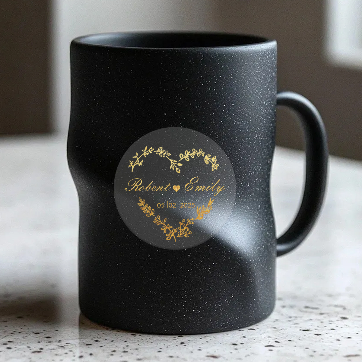 Custom gold foil wedding stick - Personalised Candle Label 리뷰 및 가격